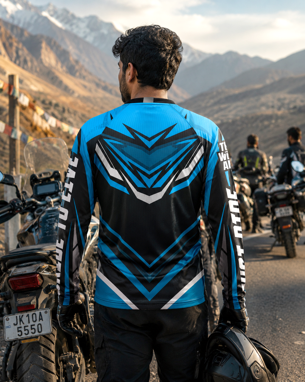 Wild and Two-Wheeled Motorcycle Jersey